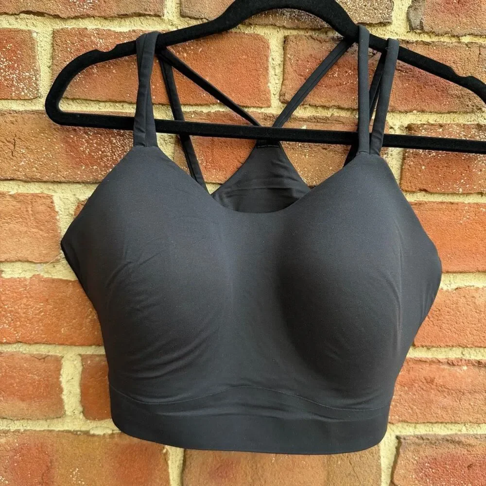 SOMA Sport Longline Yoga Sports Bra black Wireless Women’s XXL NEW